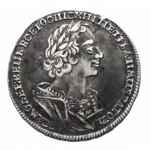 Russia, Peter I (1699-1725), ruble 1724