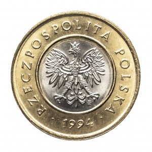Poland, the Republic of Poland since 1989, 2 zloty 1994, Warsaw