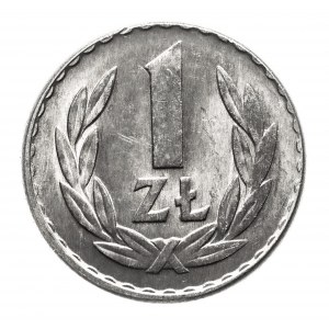 Polsko, Polská lidová republika (1944-1989). 1 zlotý 1965, Varšava