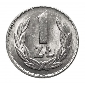 Polen, Volksrepublik Polen (1944-1989). 1 Zloty 1965, Warschau