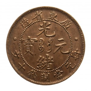 Chiny, Prowincja Kwang Tung, 10 cash b.d. (1900-1906)