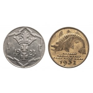 Free City of Gdansk, 10-fenigree set 1923-1932