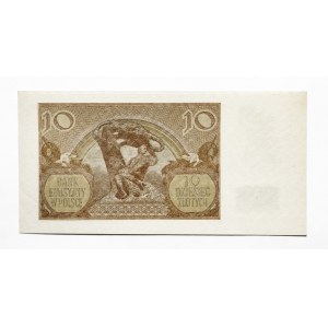 Poland, General Government (1940 - 1941), 10 zloty 1.03.1940, J series.