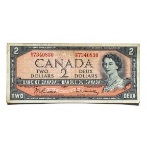 Kanada, 2 USD 1954 Ottawa.