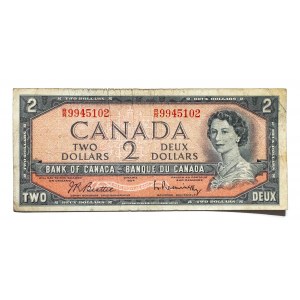 Kanada, 2 USD 1954 Ottawa.