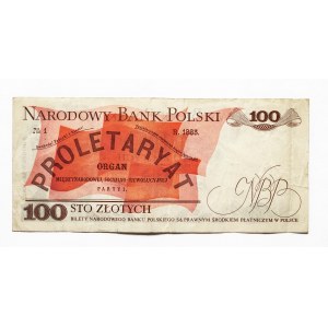 Polska, PRL (1944 - 1989), 100 ZŁOTYCH 17.05.1976, seria AA.
