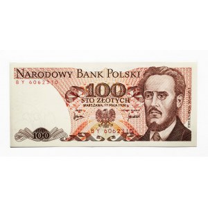 Poľsko, PRL( 1944 - 1989), 100 ZŁOTYCH 17.05.1976, séria BY.