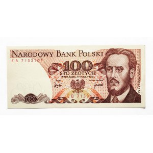 Polen, PRL (1944 - 1989), 100 ZŁOTYCH 17.05.1976, Serie EB.