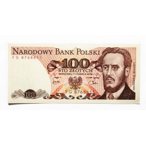 Polska, PRL (1944 - 1989), 100 ZŁOTYCH 1.06.1979, seria FG.