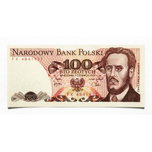 Polska, PRL (1944 - 1989), 100 ZŁOTYCH 1.06.1979, seria FK.