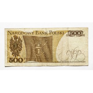 Poľsko, PRL (1944 - 1989), 500 ZŁOTYCH 16.12.1974, séria AA.