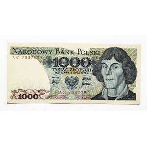 Polska, PRL (1944 - 1989), 1000 ZŁOTYCH 2.07.1975, seria AC.