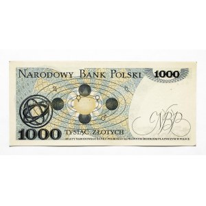 Polska, PRL (1944 - 1989), 1000 ZŁOTYCH 2.07.1975, seria AC.