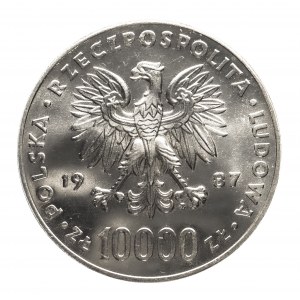 Poľsko, Poľská ľudová republika (1944-1989), 10000 zlotých 1987, Ján Pavol II.