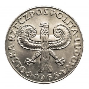 Polska, PRL (1944-1989), 10 złotych 1965, Kolumna Zygmunta.