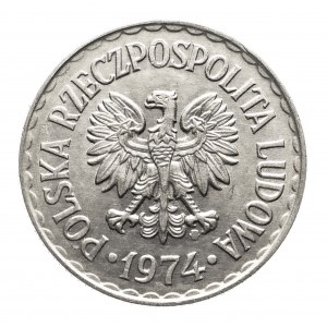Polska, PRL (1944-1989), 1 złoty 1974.