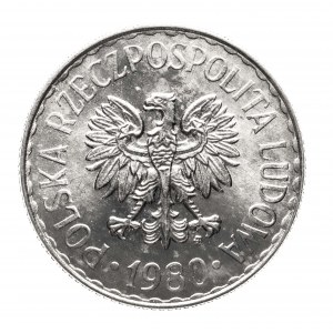 Poľsko, Poľská ľudová republika (1944-1989), 1 zlotý 1980.