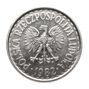 Polen, PRL (1944-1989), 1 Zloty 1982.