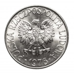 Polska, PRL (1944-1989), 50 groszy 1976, bez znaku mennicy.
