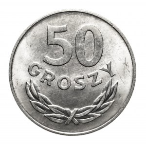 Polen, PRL (1944-1989), 50 Groszy 1978, ohne Münzzeichen.