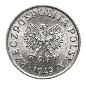 Polen, Volksrepublik Polen (1944-1989), 2 Pfennige 1949.