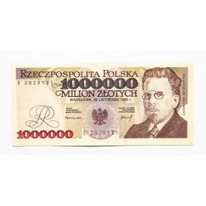Poľská republika, 1000000 ZŁOTY 16.11.1993, séria E.