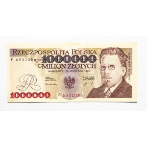 Rzeczpospolita Polska, 1000000 ZŁOTYCH 16.11.1993, seria F.