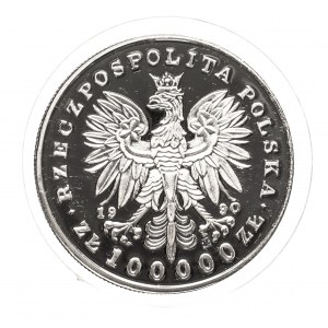 Polen, Republik Polen seit 1989, 100.000 PLN 1900, Kleines Triptychon - Tadeusz Kościuszko.