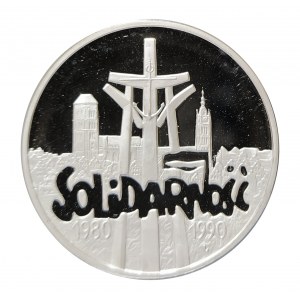 Polsko, Polská republika od roku 1989, 100000 zlotých 1990, Solidarita, typ D, VZOREK