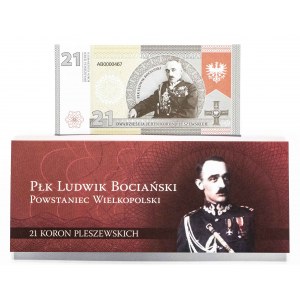 Polen, Pleszew, 21 Pleszewer Kronen. Großpolnischer Aufstand, 2021 - Anmerkung des Sammlers