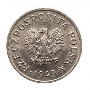 Polska, PRL (1944-1989), 10 groszy 1949, miedzionikiel