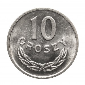 Polen, PRL (1944-1989), 10 groszy 1949, Aluminium.