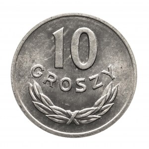 Polen, PRL (1944-1989), 10 groszy 1949, Aluminium.