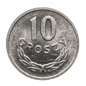 Polska, PRL (1944-1989), 10 groszy 1961 aluminium.