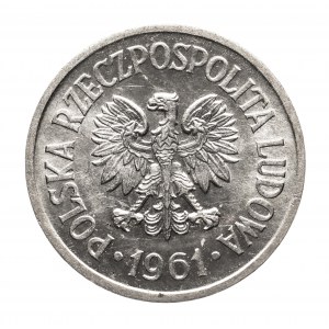 Polska, PRL (1944-1989), 10 groszy 1961 aluminium.