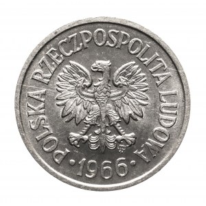 Polen, PRL (1944-1989), 10 groszy 1966, Warschau.