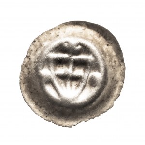 Deutscher Orden, Brakteat ca. 1307-1318, Schild mit Kreuz.