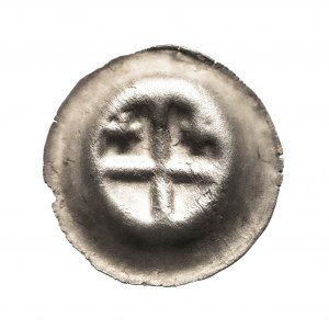 Deutscher Orden, Brakteat ca. 1317-1328, Lateinisches Kreuz.