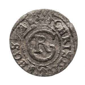 Polska, Krystyna (1632-1654), okupacja szwedzka, miasto Elbląg, szeląg 1635, Elbląg.