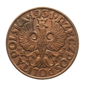 Poľsko, Druhá republika (1918-1939), 5 groszy 1931, Varšava.