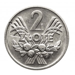 Polen, PRL (1944-1989), 2 Zloty 1958 Kłosy, Warschau