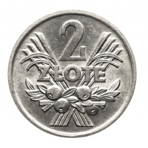 Poľsko, Poľská ľudová republika (1944-1989), 2 zloté 1973 Jagody, Varšava