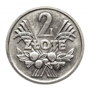 Polen, PRL (1944-1989), 2 Zloty 1974 Jagody, Warschau