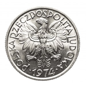 Poľsko, PRL (1944-1989), 2 zloté 1974 Jagody, Varšava