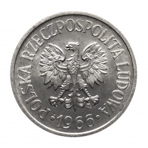 Polen, PRL (1944-1989), 20 groszy 1966, Warschau.