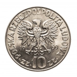 Poľsko, PRL (1944-1989), 10 zlotých 1959, Kopernik, Varšava.