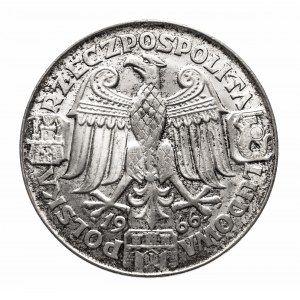 Poľsko, PRL (1944-1989), 100 zlotých 1966, Mieszko a Dąbrówka - hlavy, vzorka, Varšava