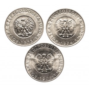 Polen, Volksrepublik Polen (1944-1989), 20 Zloty Wolkenkratzer - Ganzjahressatz