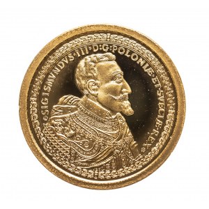 Poľsko, 100 dukátov Žigmunda III Vazu - replika, zlato