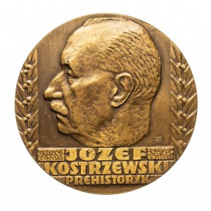 Polen, Polnische Volksrepublik (1952-1989), Medaille, 80. Geburtstag von Józef Kostrzewski 1965, Warschau.